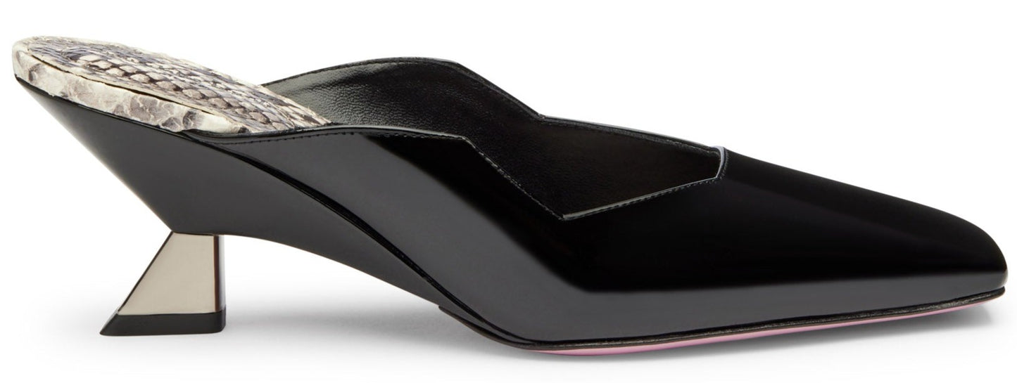 Sandal Vera Black Patent